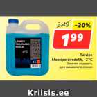 Talvine
klaasipesuvedelik, -21C