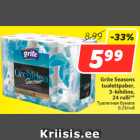 Allahindlus - Grite Seasons
tualettpaber,
 3-kihiline,
24 rulli**