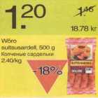 Allahindlus - Wõro suitsusardell