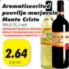 Aromatiseritud puuvilja- marjavein Monte Cristo 10%, 0,75l 2sorti