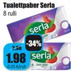 Tualettpaber Serla