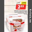 Raffaello kookoshelvestega
kaetud mandlimaius, 150 g