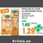 PANZANI PLAISIR
ALANCIENNE 500G