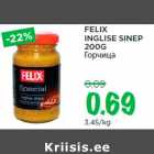Allahindlus - FELIX
INGLISE SINEP
200G