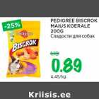 Allahindlus - PEDIGREE BISCROK
MAIUS KOERALE
200G
