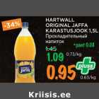 Allahindlus - HARTWALL
ORIGINAL JAFFA
KARASTUSJOOK 1,5L
