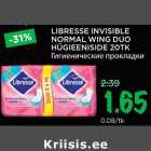 LIBRESSE INVISIBLE
NORMAL WING DUO
HÜGIEENISIDE 20TK
