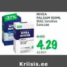 NIVEA
PALSAM 100ML
Mild, Sensitive