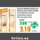 DOVE ISEPRUUNISTAV
KEHALOSJOON 250ML