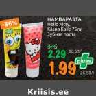 Allahindlus - HAMBAPASTA
Hello Kitty,
Käsna Kalle 75ml