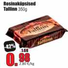 Печенье с изюмом Tallinn 350 г