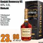 Allahindlus - Konjak Hennessy VS
40%, 0,5L