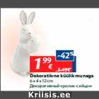 Dekoratiivne küülik munaga

