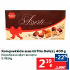 Kompvekkide assortii Mio Delizzi, 400 g
