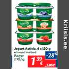 Jogurt Activia, 4 x 120 g

