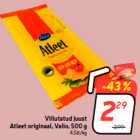 Allahindlus - Viilutatud juust
Atleet originaal, Valio, 500 g