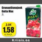 Allahindlus - Granaatõunajook
Gutta Max
2L