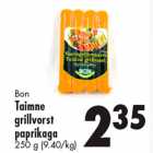 Bon
Taimne
grillvorst
paprikaga