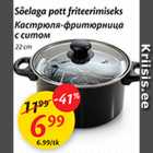 Магазин:Maxima,Скидка:Кастрюля-фритюрница с ситом