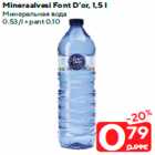 Mineraalvesi Font D’or, 1,5 l
