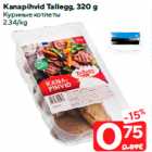 Allahindlus - Kanapihvid Tallegg, 320 g
