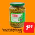 Горошек зеленый консервированный
Rimi Basic