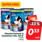 Kiisueine Fantastic ja
Sensations, Felix, 100 g*