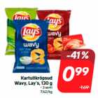 Kartulikrõpsud
Wavy, Lay's, 130 g