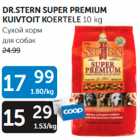 Allahindlus - DR.STERN SUPER PREMIUM KUIVTOIT KOERTELE 10 kg