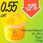 Allahindlus - Alpenrose kodujuust