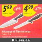 Allahindlus - Kokanuga või fileerimisnuga 