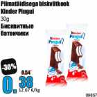 Allahindlus - Piimatäidisega biskviitkook
Kinder Pingui
30g
