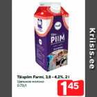 Täispiim Farmi, 3,8 - 4,2%, 2 l
