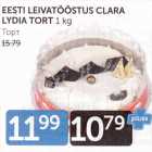 Allahindlus - EESTI LEIVATÖÖSTUS CLARA LYDIA TORT 1 KG