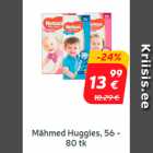 Allahindlus - Mähkmed Huggies,
56 - 80 tk