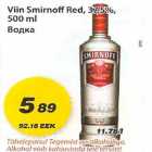 Allahindlus - Viin Smirnoff Red