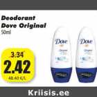 Allahindlus - Deodorant
Dove Original
