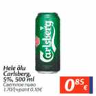 Allahindlus - Hele õlu Carlsberg, 5%, 500 ml