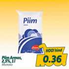 Piim Armas, 2,5%, 1 l