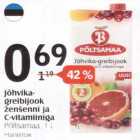 Jõhvika-greibijook ženšenni ja C-vitamiiniga