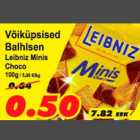 Allahindlus - Võiküpsised Balhlsen Leibniz Minis Choco
