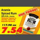 Allahindlus - Aramis Spiced Rum