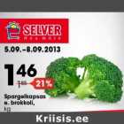 Spargelkapsas e. brokkoli, kg