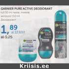 Allahindlus - GARNIER PURE ACTIVE DEODORANT