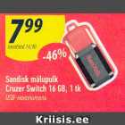 Магазин:Selver,Скидка:USB-накопитель
