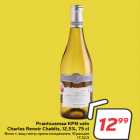 Prantsusmaa KPN vein
Charles Renoir Chablis, 12,5%, 75 cl