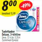 Tualettpaber Deluxe, 3-kihiline