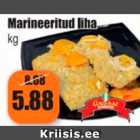 Marineeritud liha kg