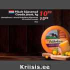 Pikalt küpsenud Gouda juust, kg