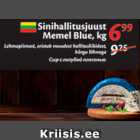 Sinihallitusjuust Memel Blue, kg